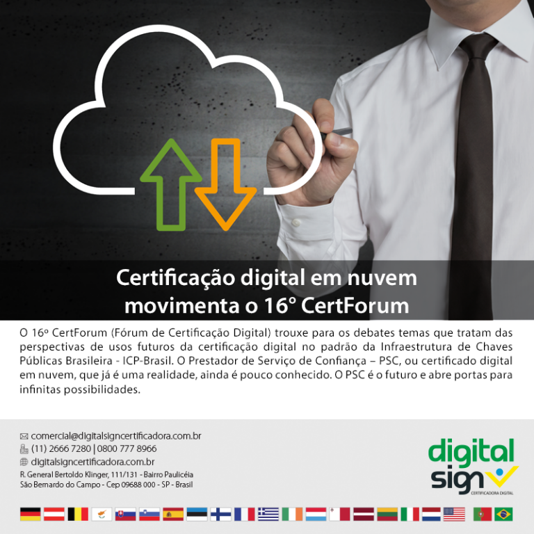 CERTFORUM  2019 – Fórum de Certificação Digital